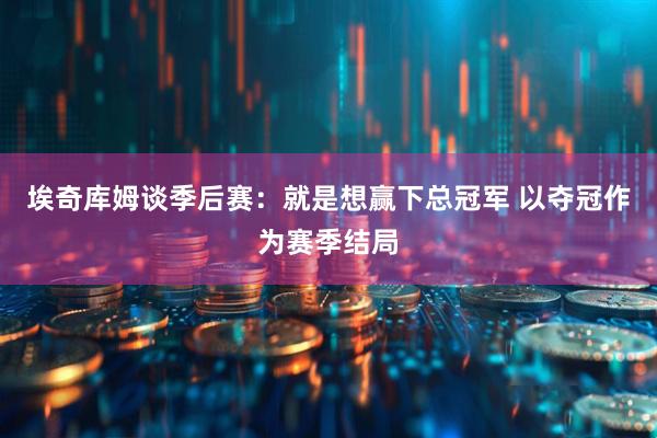 埃奇库姆谈季后赛：就是想赢下总冠军 以夺冠作为赛季结局